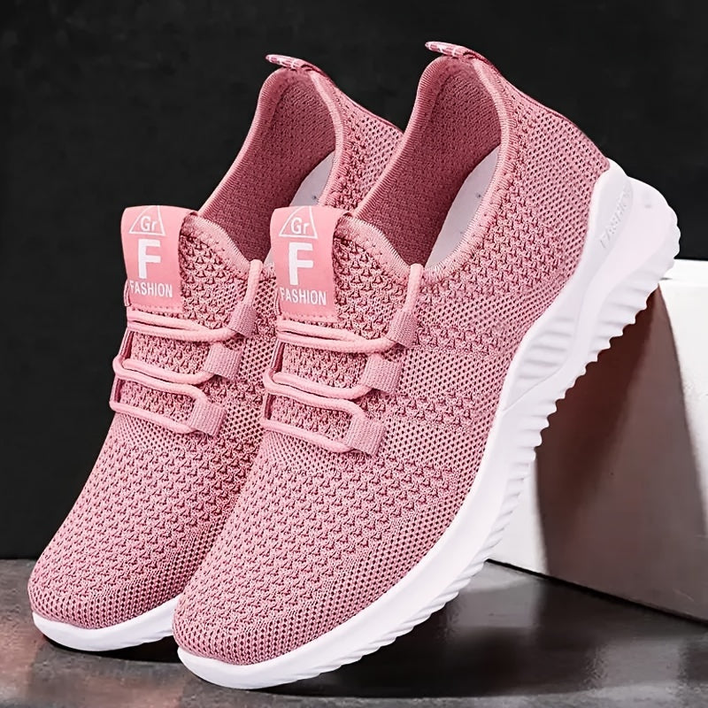 Women's Casual Slip-On Sneakers, Lightweight Soft Sole Sporty Trainers