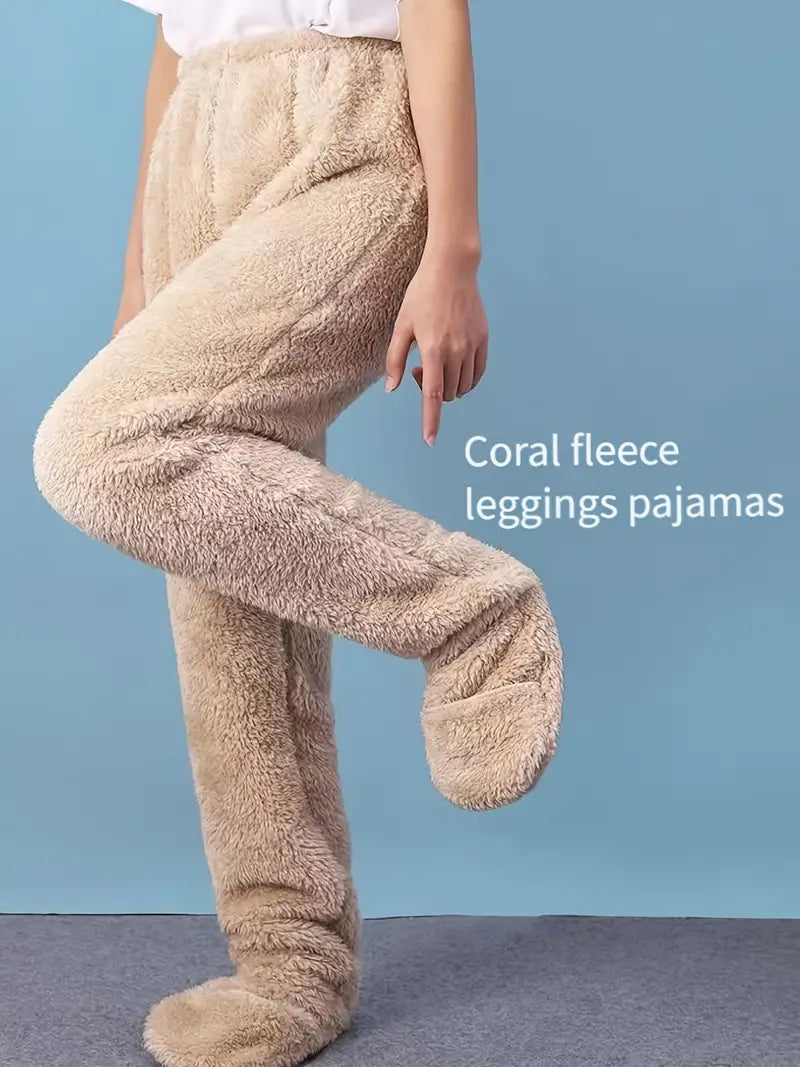 Amelia™ - Cozy Plain Plush Thick Pants