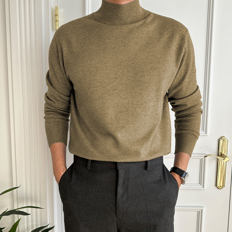 James™ - Comfortable Cashmere Turtleneck Sweater