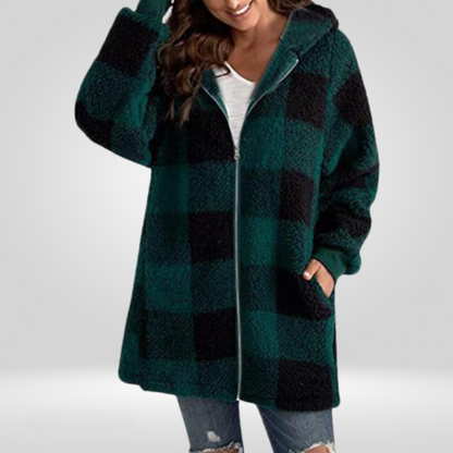 Mary® Cozy Plaid Jacket