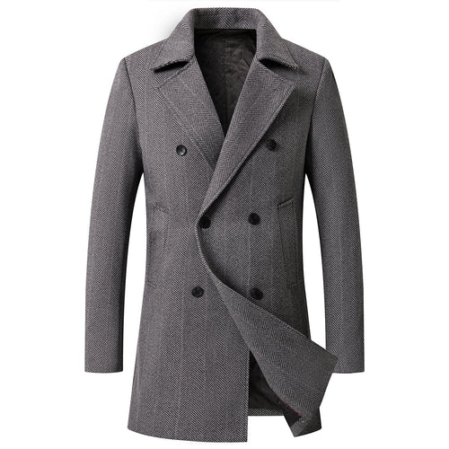 William™ - Stylish Double-Breasted Coat