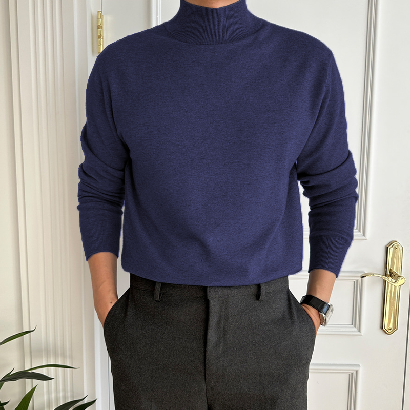 James™ - Comfortable Cashmere Turtleneck Sweater