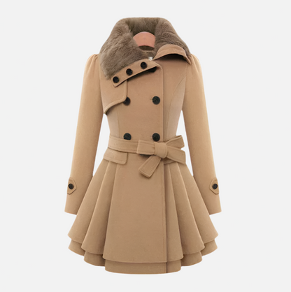 ANNALISE | Cozy Luxurious Trench Coat