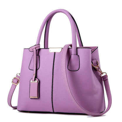 1pc, Fashionable Large Capacity Tote Handbag, Casual Style, PU Leather, Versatile Shoulder & Crossbody Bag