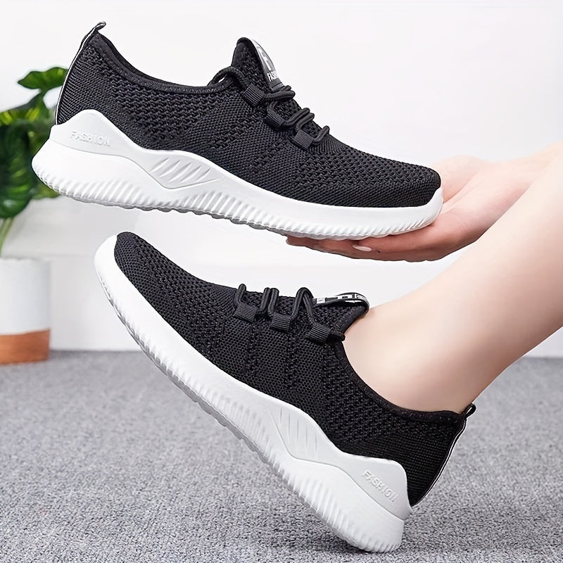 Women's Casual Slip-On Sneakers, Lightweight Soft Sole Sporty Trainers