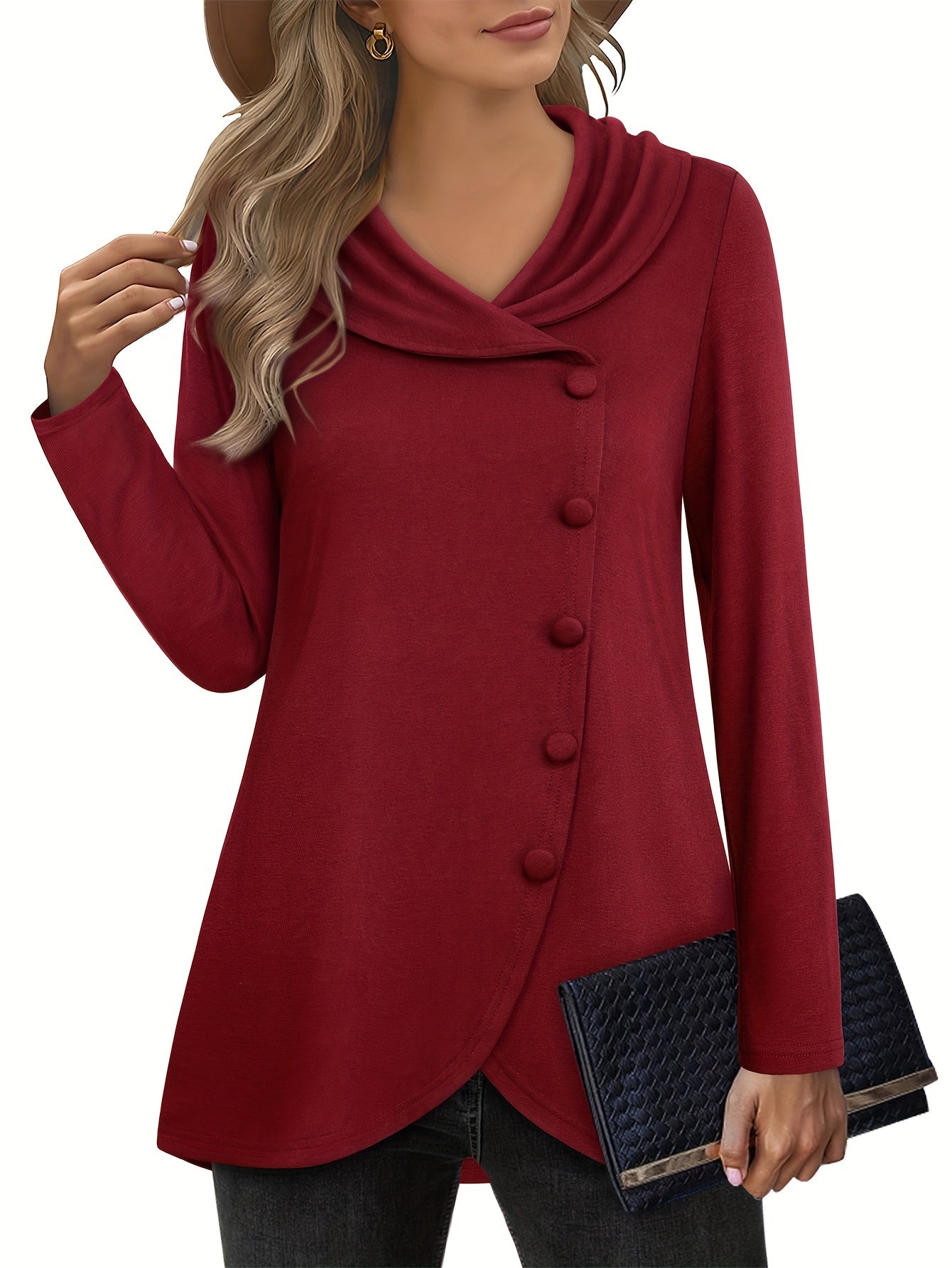 Women's Long Sleeve Sweatshirts - Casual Pullovers & Tunics for Fall/Winter