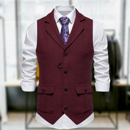 Wyatt™ - Comfortable Classic Retro Style Vest with Pockets