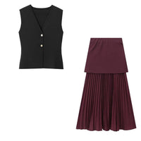 Set - Black + Wine Red