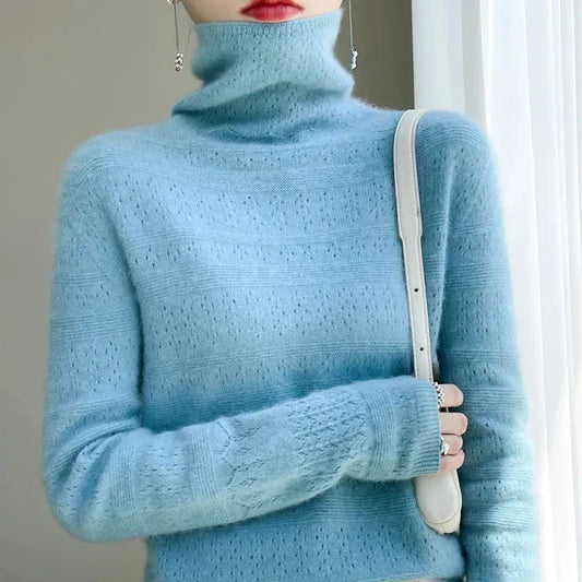 Aria™ - Soft Premium Wool Turtleneck Sweater