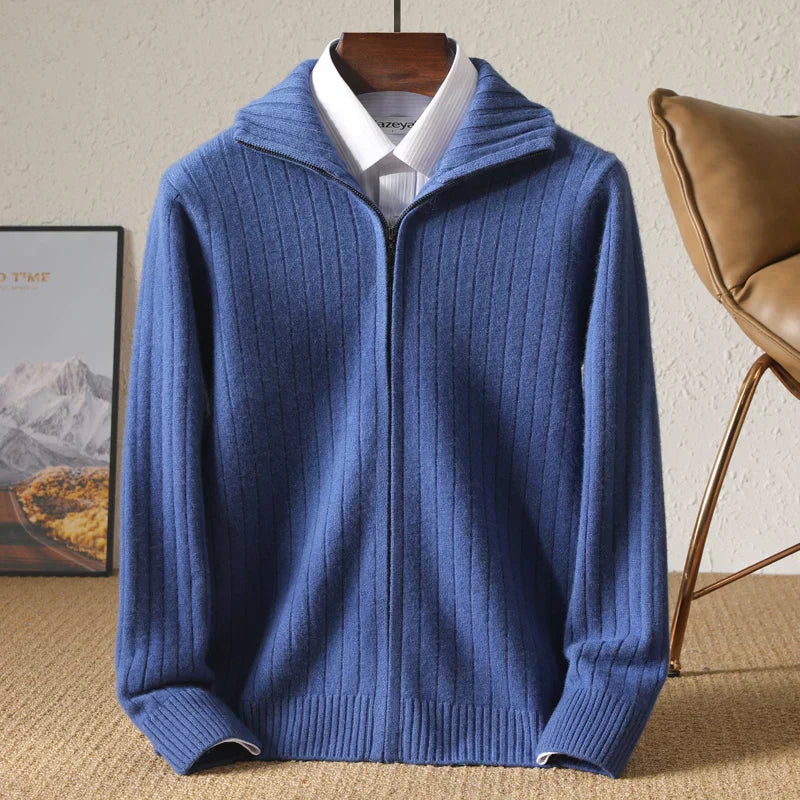 Owen™ - Comfortable Merino Wool Business Cardigan