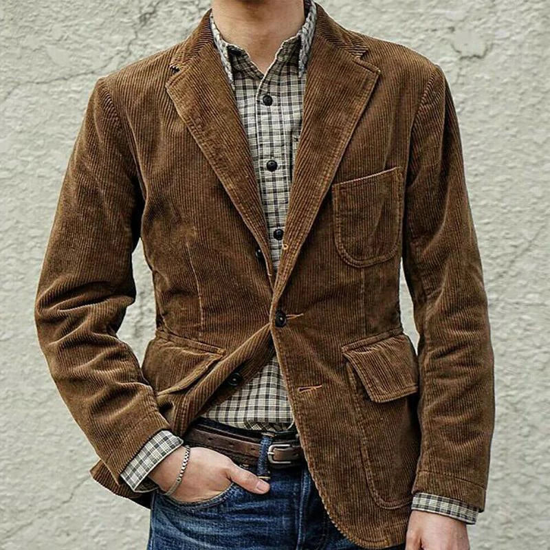 Logan™ - Vintage Comfortable Corduroy Blazer