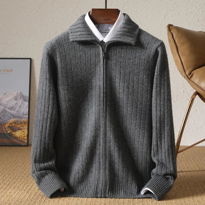 Owen™ - Comfortable Merino Wool Business Cardigan