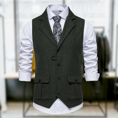 Wyatt™ - Comfortable Classic Retro Style Vest with Pockets