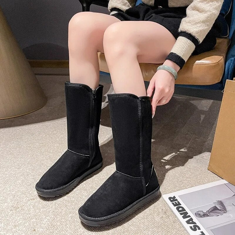 Ellie™ - Warm Waterproof Zipper Boots