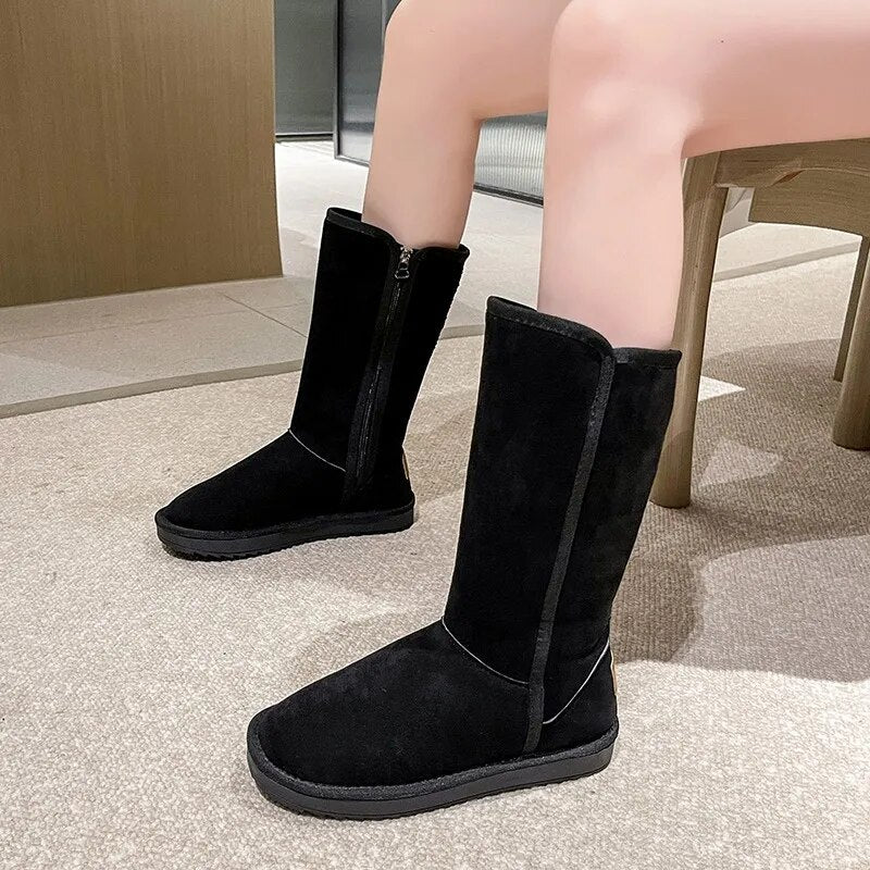 Ellie™ - Warm Waterproof Zipper Boots