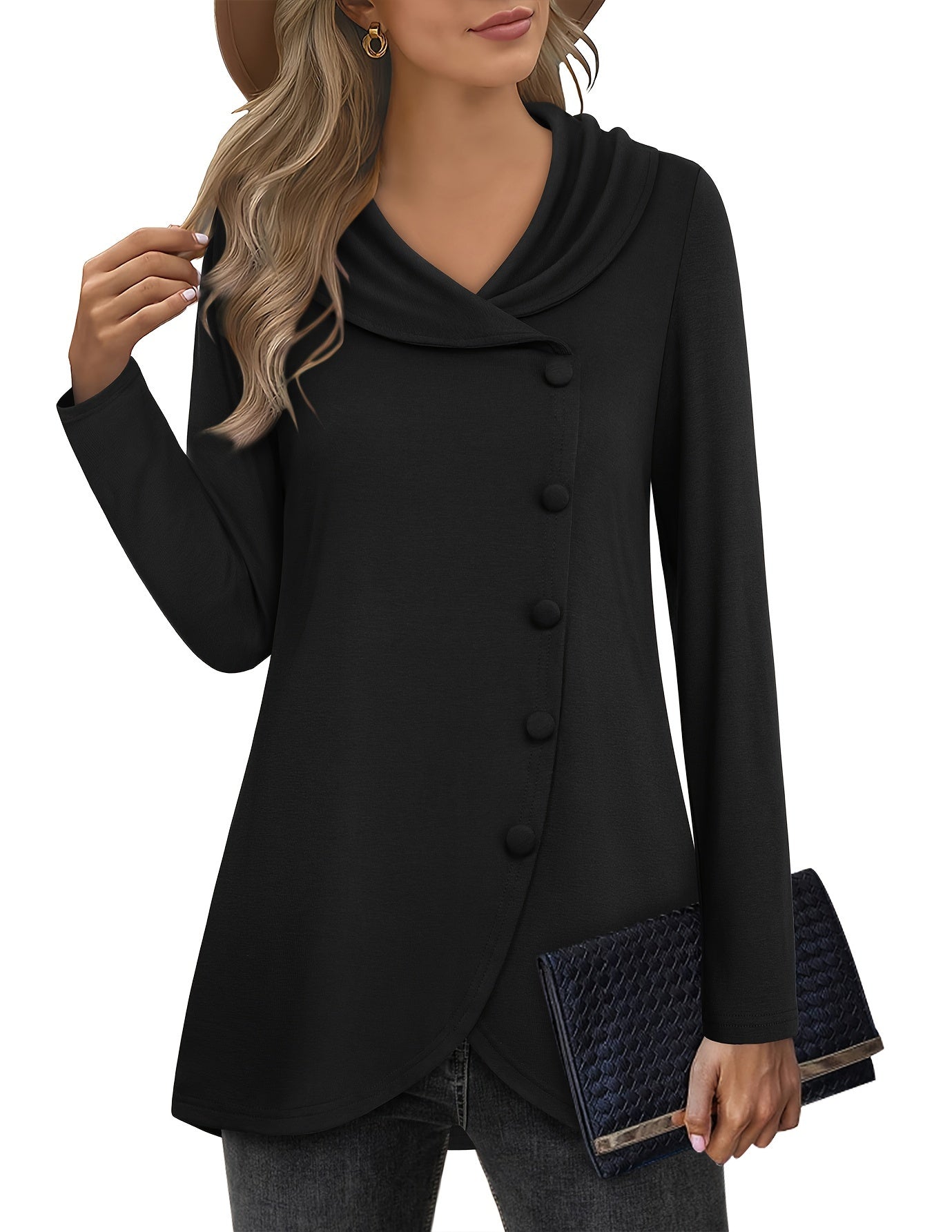 Women's Long Sleeve Sweatshirts - Casual Pullovers & Tunics for Fall/Winter