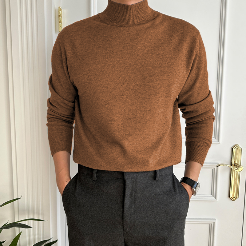 James™ - Comfortable Cashmere Turtleneck Sweater