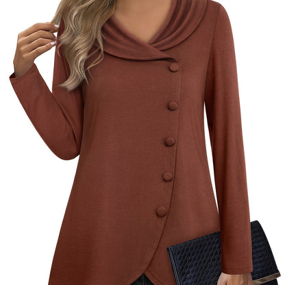 Women's Long Sleeve Sweatshirts - Casual Pullovers & Tunics for Fall/Winter