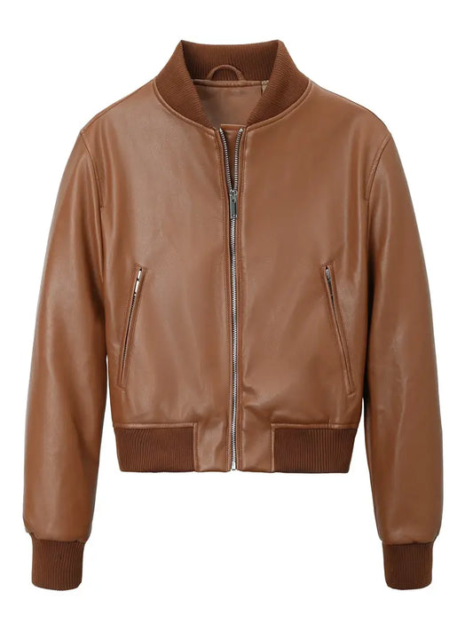 Logan™ - Stylish Outdoor Leisure Leather Baseball Jacket