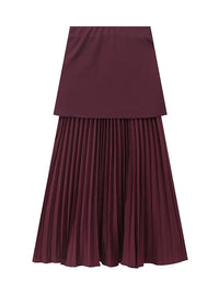 Only Skirt - Wine Red