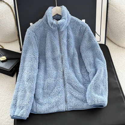 Riley™ - Cozy Teddy Coat With Zipper