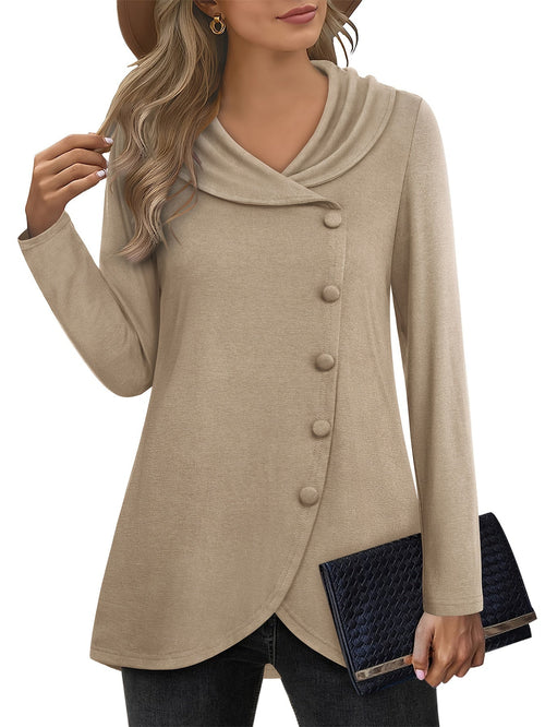 Women's Long Sleeve Sweatshirts - Casual Pullovers & Tunics for Fall/Winter