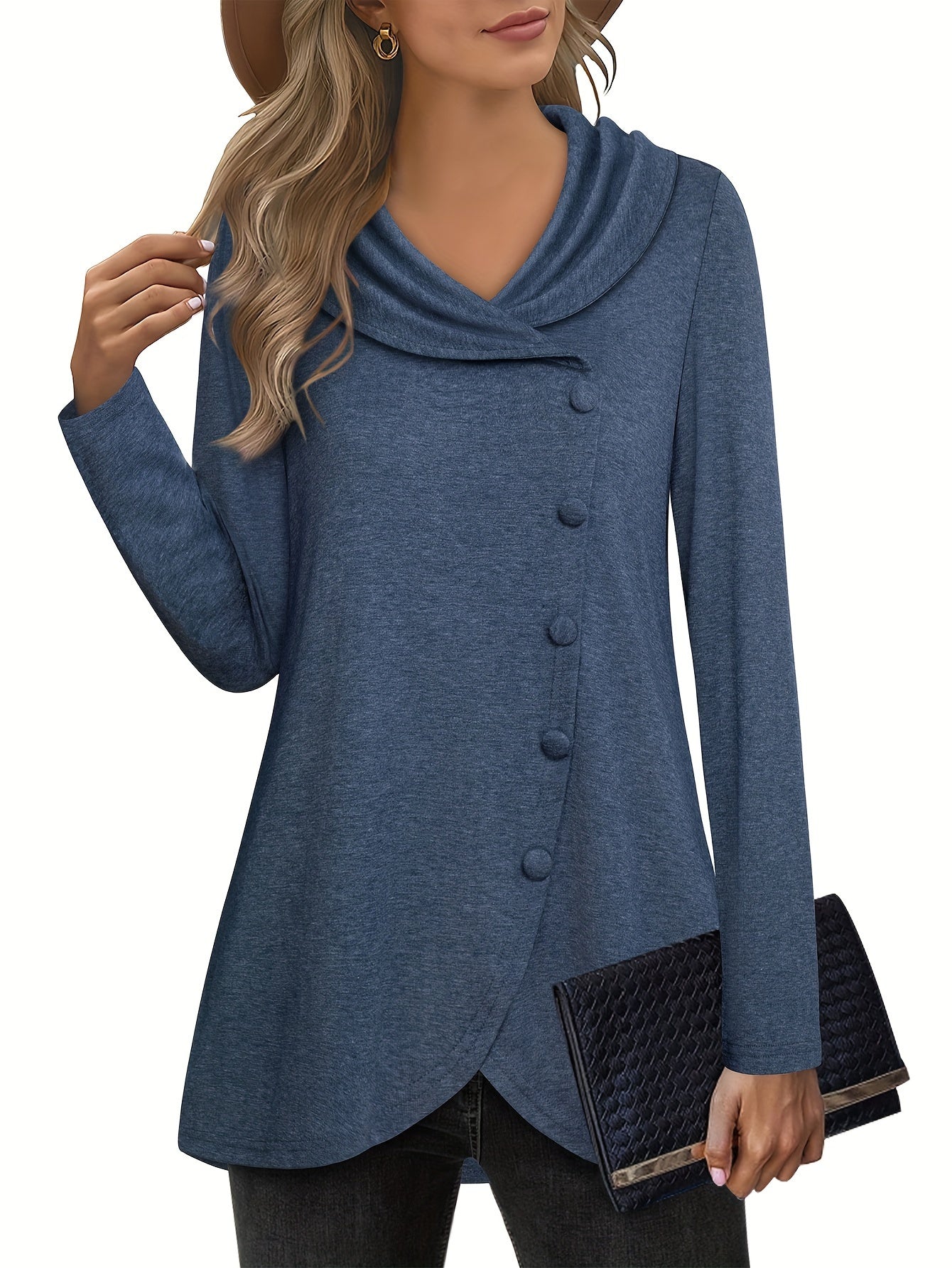 Women's Long Sleeve Sweatshirts - Casual Pullovers & Tunics for Fall/Winter