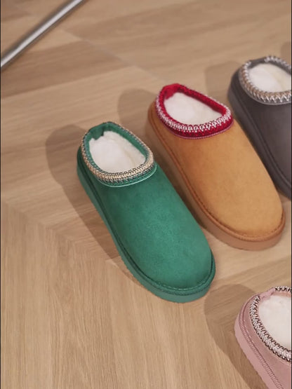 Cozy Plush Slippers - Soft, Warm, Slip-Resistant Indoor Shoes for Comfort